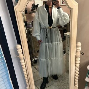 Dripping with tulle .. dress/topper